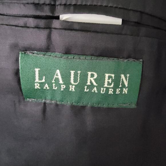 Lauren Ralph Lauren Blazer Suit Jacket Sport Coat 48R 100% Wool Canada Pinstripe - Picture 7 of 9